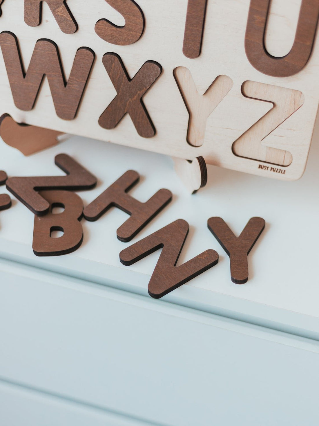 Wooden Alphabet Puzzle Board PT04