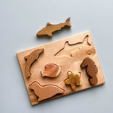 Wooden Animal & Shape Puzzle Board PT02 — view 1