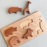 Wooden Animal & Shape Puzzle Board PT02 — view 4