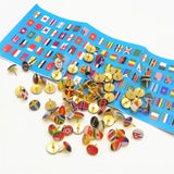 Flag Push Pins — Set of 200 — view 4